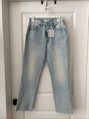 Pistola Eden Light Blue Straight Leg Jeans